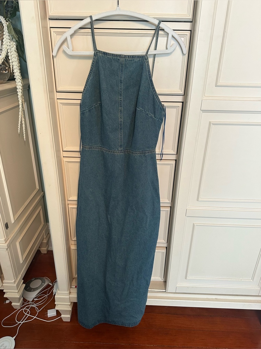 Le Lis denim dress size xs NWT